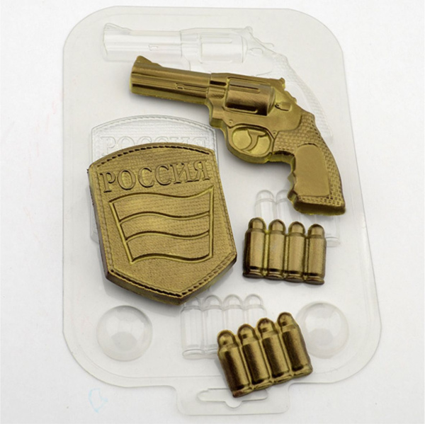 Форма для шоколада Набор военного