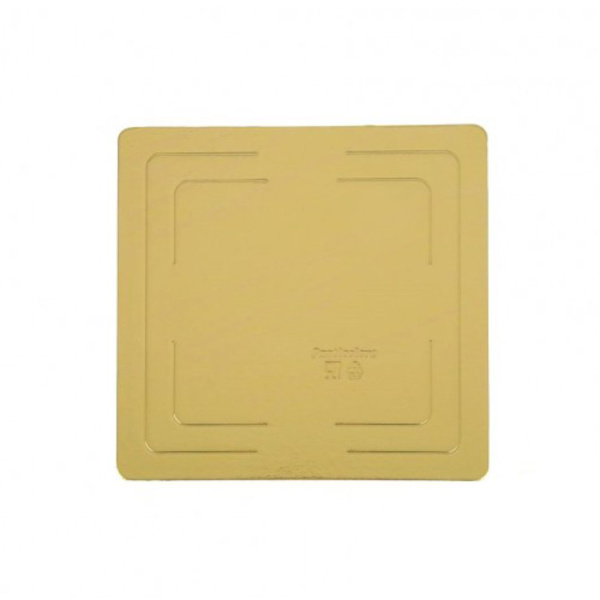 Подложка 35х35см 3.2мм, золото/жемчуг 2-х сторонняя