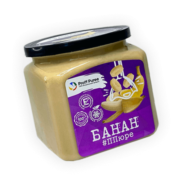 Пюре Банан "Proff Puree" 0,5 кг.