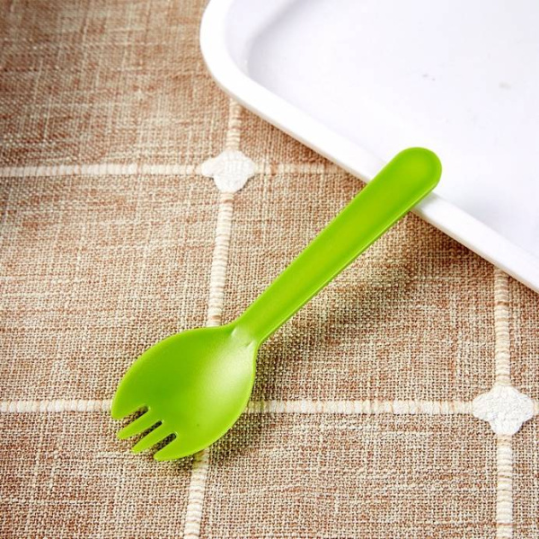 Ложка пластиковая 10 шт цвет: зелёный Ложка пластиковая 10 шт цвет: зелёный