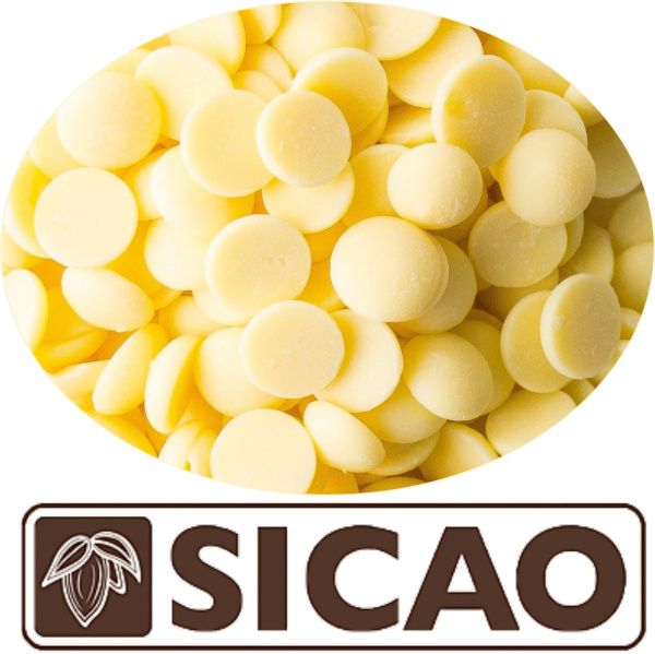 Шоколад белый 25,5% SICAO 500 гр