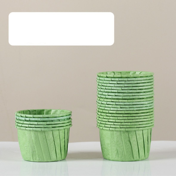 Форма бумажная МАФФИН 50*40мм Зеленый 50шт