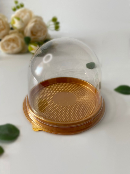 Креманка купольная с золотым дном