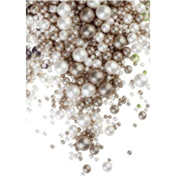 Драже зерновое 50 гр блеск белосн/золото #792