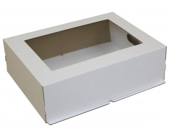 Коробка 40х30х12см для торта с окном